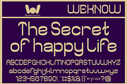 Portrait Photography font, a Sans Serif Font by weknow (Thumbnail 3 of 8)