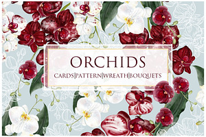 WATERCOLOR ORCHIDS