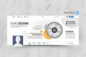 Corporate Social Media Covers Kit