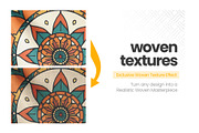 Woven Blanket Mockup Held-Up, a Mockup by Mockups Studio (Thumbnail 2 of 9)
