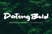 Dateng Bold, a Handwritten Font by pineungtype (Thumbnail 1 of 7)