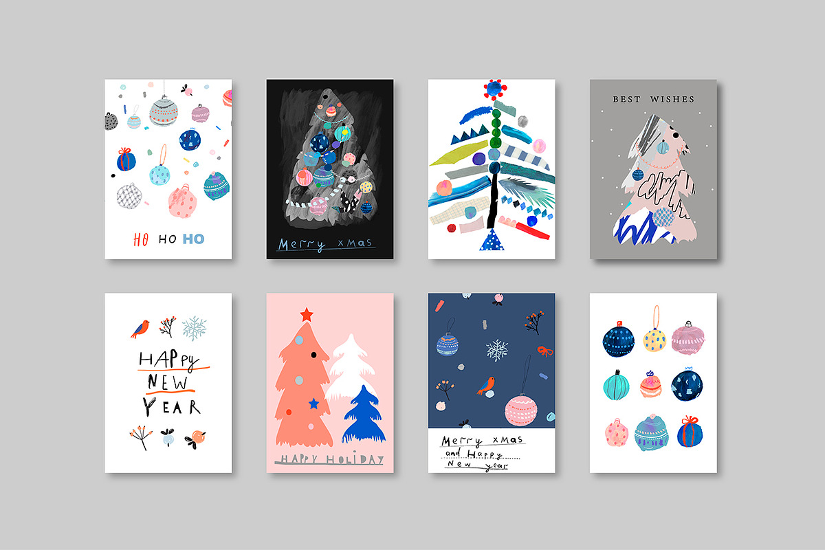 Christmas decorative set, a Decorative Illustration by Lera Efremova (Photo 5 of 8)