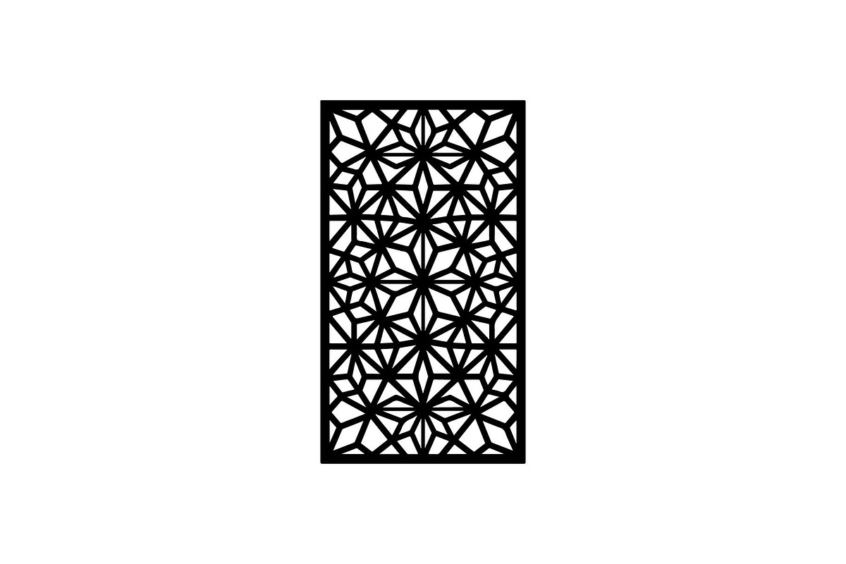 Black Geometric Pattern Panel SVG, an Object Graphic by jahid234 (Photo 12 of 13)