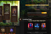 Fantasy | MMORPG Landing Page UI Kit, an UI Kit Template by hiddemaru (Thumbnail 6 of 6)