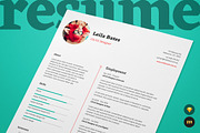 Resume/CV and Cover Letter, a Resume Template by Milktoast (Thumbnail 1 of 4)