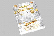 White Merry Christmas Flyer, a Flyer Template by Creative  designer (Thumbnail 4 of 4)