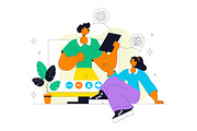 10 Online Mental Health Support, a Healthcare Illustration by denayunebgt (Thumbnail 4 of 4)