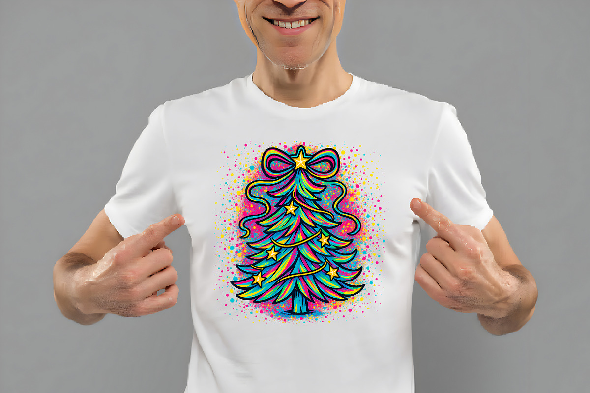 Painted Coquette Christmas Tree PNG, an Illustration by Daily.Designs (Photo 2 of 5)