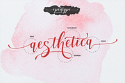 aesthetica - elegant bouncy font, a Script Font by Java pep (Thumbnail 2 of 11)