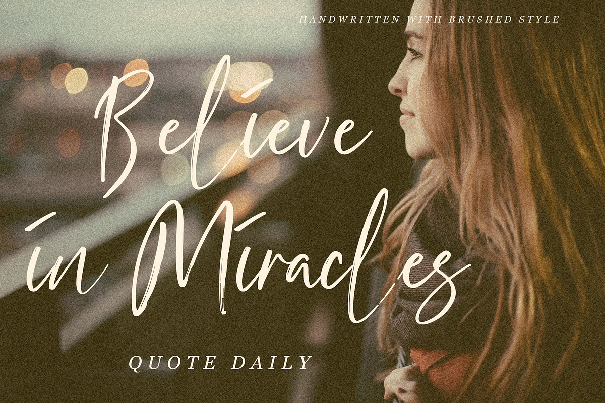 Shaquila Handwritten Font, a Script Font by Lythcreative (Photo 3 of 8)