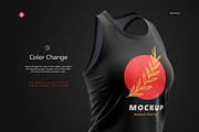 Women's Tank Top Mockups, Half Side, a Shirt Mockup by HelenStock (Thumbnail 3 of 9)