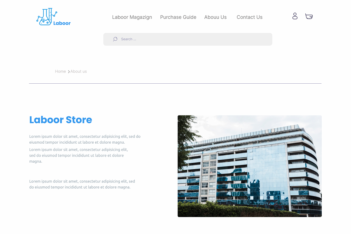 Laboratory store, a Websites & App Template by Behzad Behnami (Photo 4 of 5)