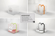 Clear Cupcake Box Packaging Mockup, a Cups & Container Mockup by INCDesign (Thumbnail 3 of 8)