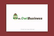 Owls Clip art/Owls Mascot Kit, an Animal Illustration by Manudesign (Thumbnail 3 of 3)