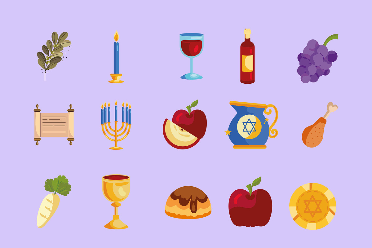 Jewish Exodus Illustration Set