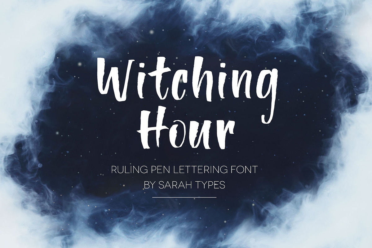 Witching Hour, a Font by sarahtypes (Photo 1 of 3)