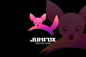 Jump Fox Gradient Colorful Style., a Branding & Logo Template by ModalTampang