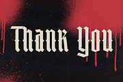 Armistice Condensed Blackletter, a Blackletter Font by Angin Studio (Thumbnail 17 of 17)