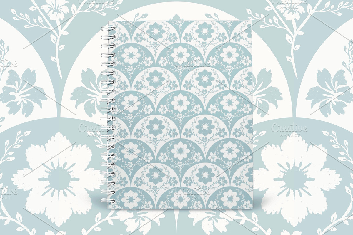 Traditional Japanese Floral Pattern, a Pattern Graphic by PPEthnicDecorPattern (Photo 3 of 5)