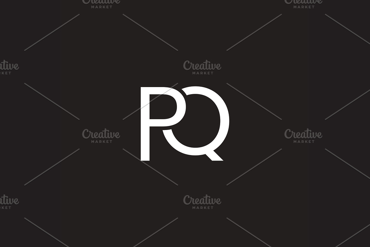PQ logo design vector template, a Branding & Logo Template by Walldecorated