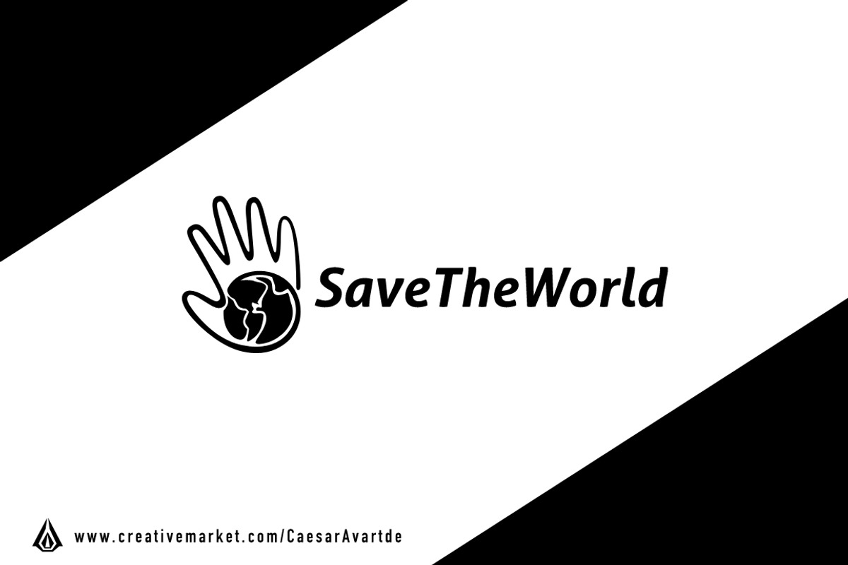 Save The World Logo Template, a Branding & Logo Template by Avartde Creative (Photo 2 of 2)