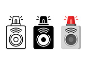 Alarm Siren Vector Design, a Solid Icon by Artonix (Thumbnail 2 of 2)