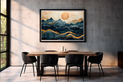 Geometric mountain landscape., a Wallpaper Graphic by O m N i  Studio (Thumbnail 7 of 15)