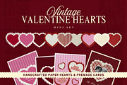 Vintage Valentine Hearts Mini Set, an Object Graphic by Design Alchemy Studio (Thumbnail 1 of 6)