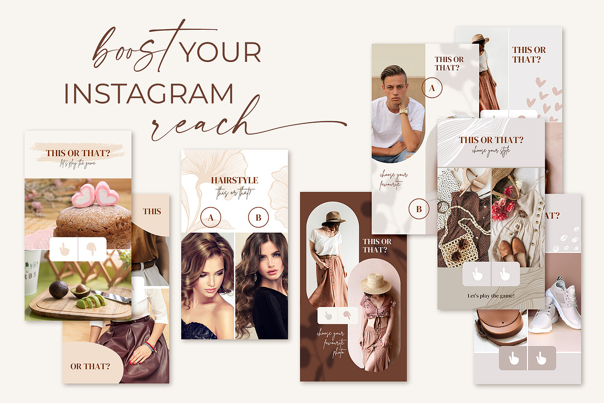 Fashion Polls Story Templates Canva, a Social Media Template by ilonitta (Photo 6 of 8)