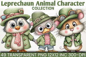 Leprechaun Animal Character Clipart, an Animal Illustration by RobertsArt