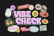Vibe Check Sticker Pack, an Object Graphic by Alina Sh (Thumbnail 1 of 11)