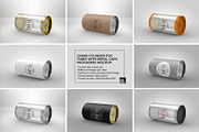 120mm Cylinder Tube Packaging Mockup, a Cups & Container Mockup by INCDesign (Thumbnail 5 of 12)