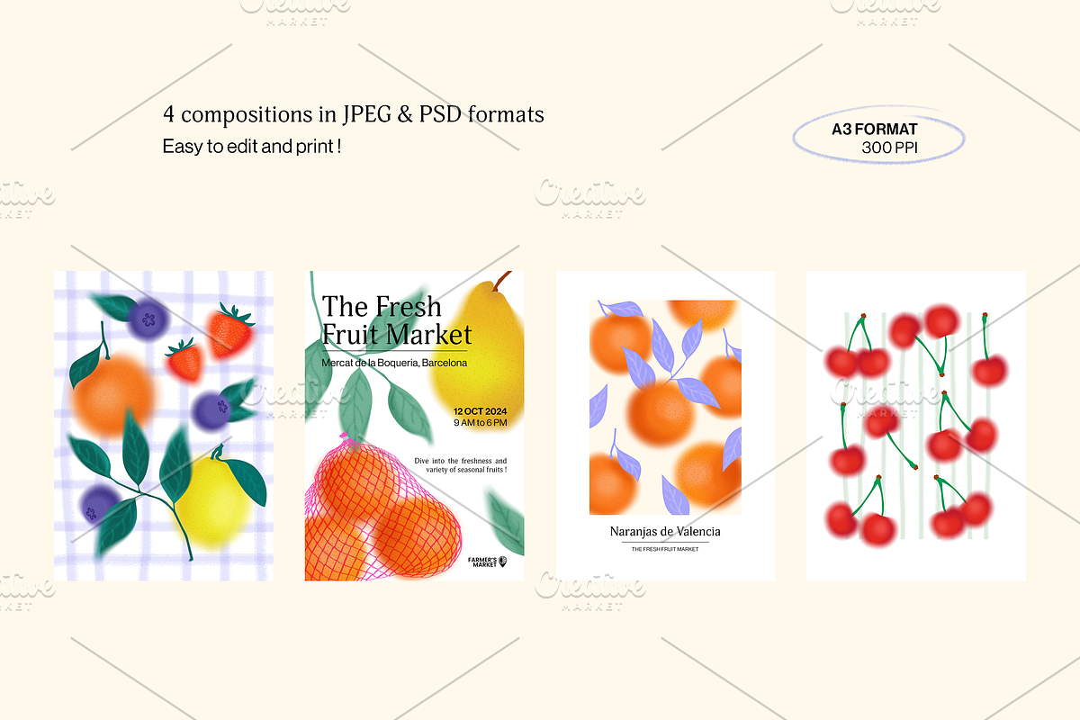 Blurred fruits, an Object Graphic by Camille Natton (Photo 3 of 8)