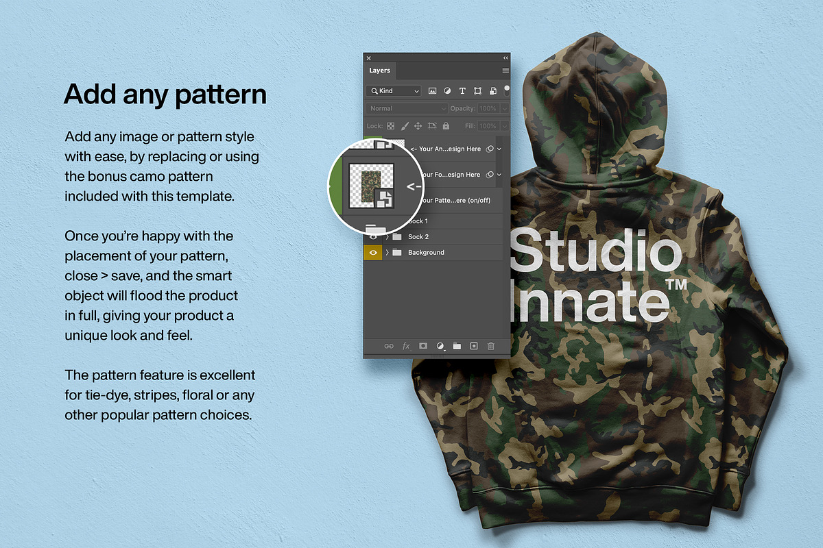 Custom Hoodie Mockup Bundle, a Hoody Mockup by Studio Innate (Photo 4 of 7)