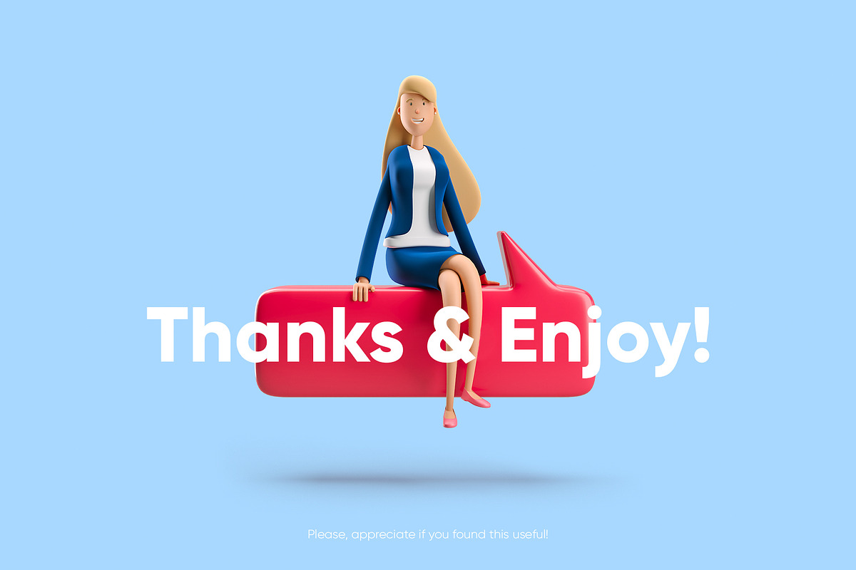 Businesswoman Emma Set, a Characters & Person 3D Model by Best Pixels™ (Photo 6 of 6)