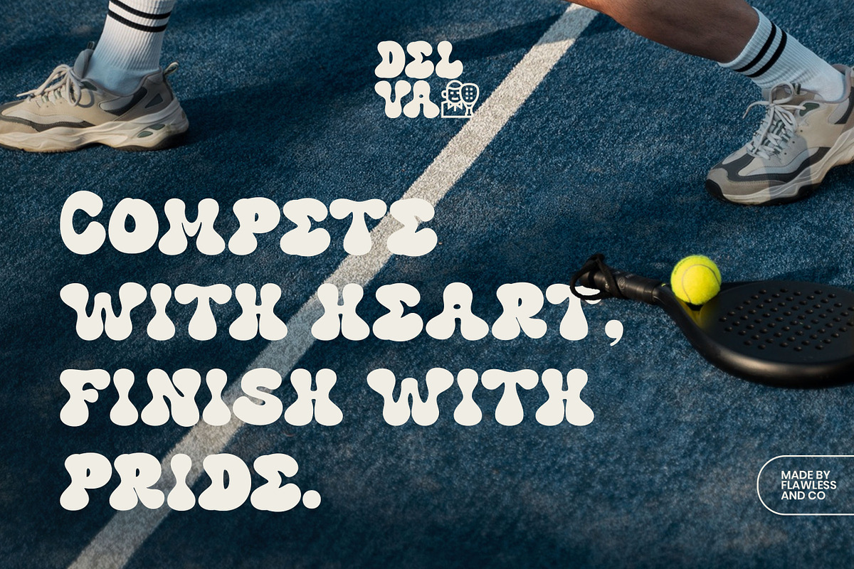 Delva - Display Typeface Font, a Font by Flawless And Co (Photo 8 of 10)