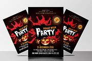 Halloween Party Flyers Bundle, a Flyer Template by AfzaalGraphics (Thumbnail 6 of 19)