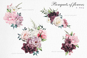 Watercolor Floral Bundle, a Texture Illustration by ollalya (Thumbnail 79 of 112)