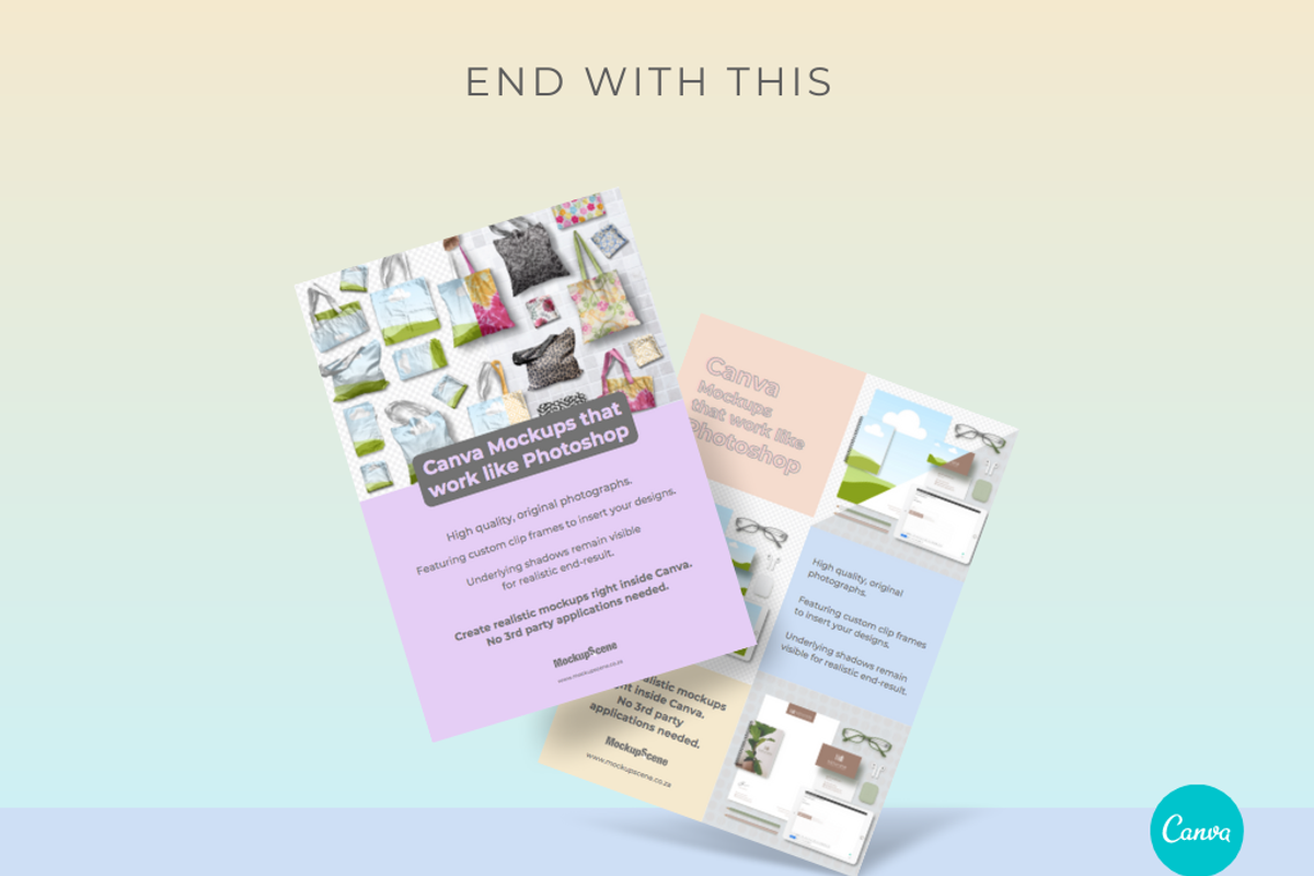 A5 Flyer Mockup for Canva, an Advertising Mockup by Mockup Scene (Photo 25 of 25)