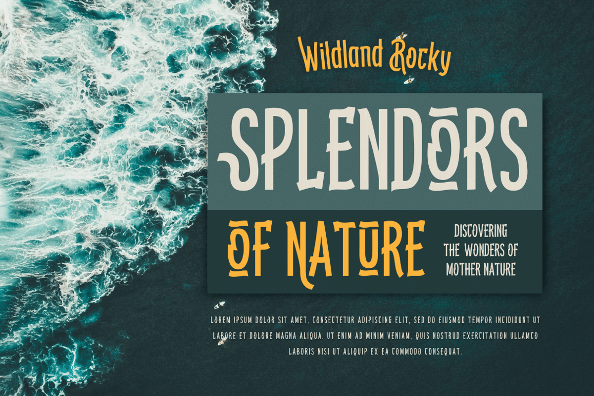 Kebroon | Retro Condensed Font, a Sans Serif Font by twinstd (Photo 9 of 13)