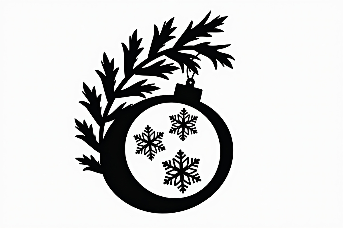 Christmas Ornament Laser Cut Bundle, a Graphic by Creativeshirt (Photo 2 of 16)