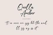 Quella Amber - Stylish Signature, a Handwritten Font by CreateBigSupply (Thumbnail 7 of 9)