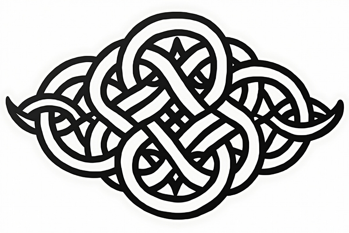 Celtic Tribal Tattoo Knot Bundle, an Illustration by hafijul (Photo 5 of 5)