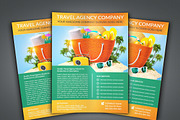 Travel Agency Flyer Leaflet, a Flyer Template by Design_Fx (Thumbnail 2 of 3)