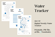Weekly Warter Tracker, a Print Template by dott (Thumbnail 4 of 5)
