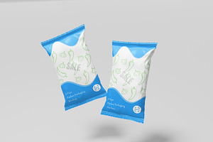 Chips Packet Packaging Mockup