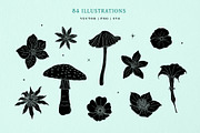 Mystic Garden Vector Illustrations, a Seasonal Illustration by rouxsupplyco (Thumbnail 4 of 11)