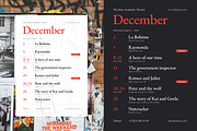 Theater Event Schedule Poster #2, a Flyer Template by Danil Polshin (Thumbnail 1 of 10)