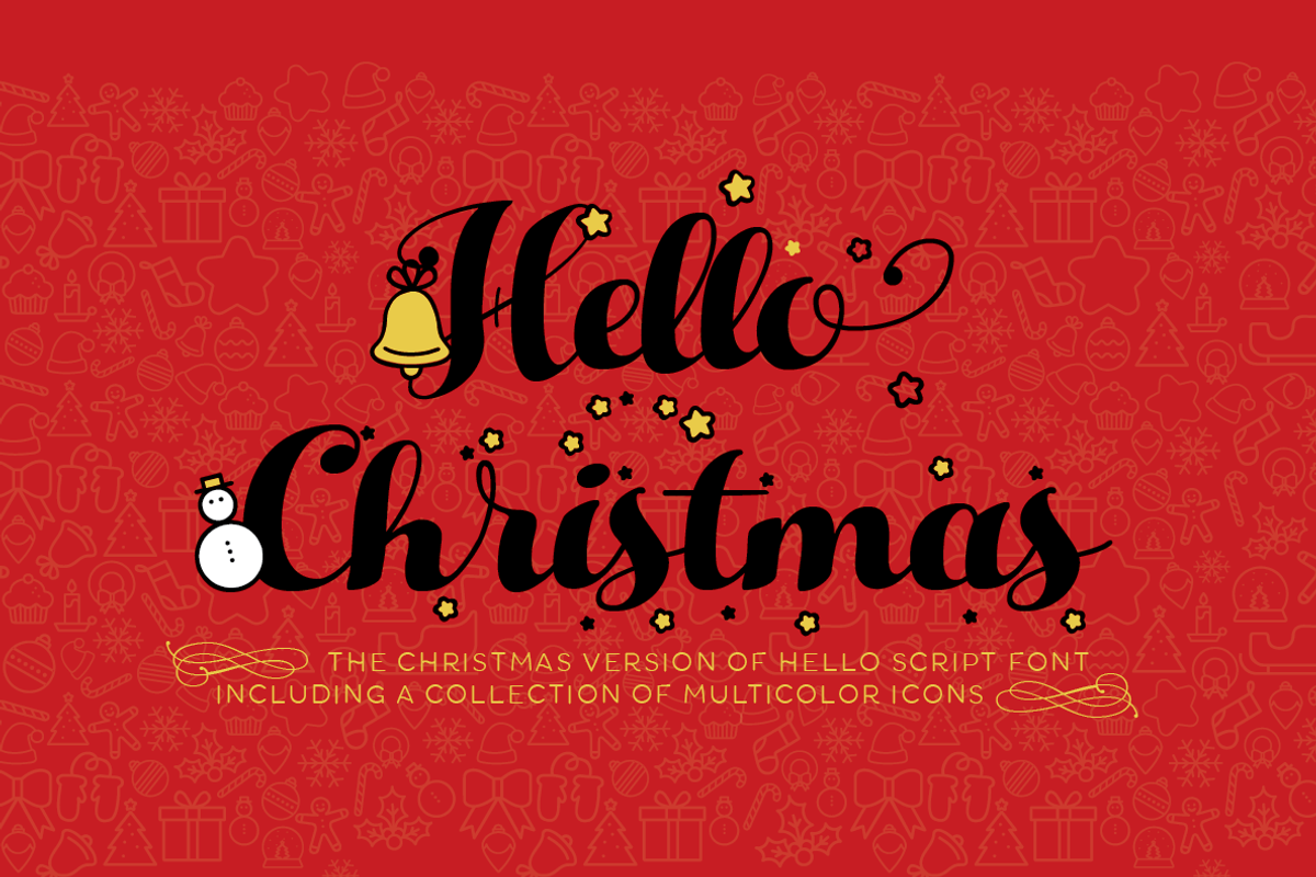 Hello Christmas + icon set