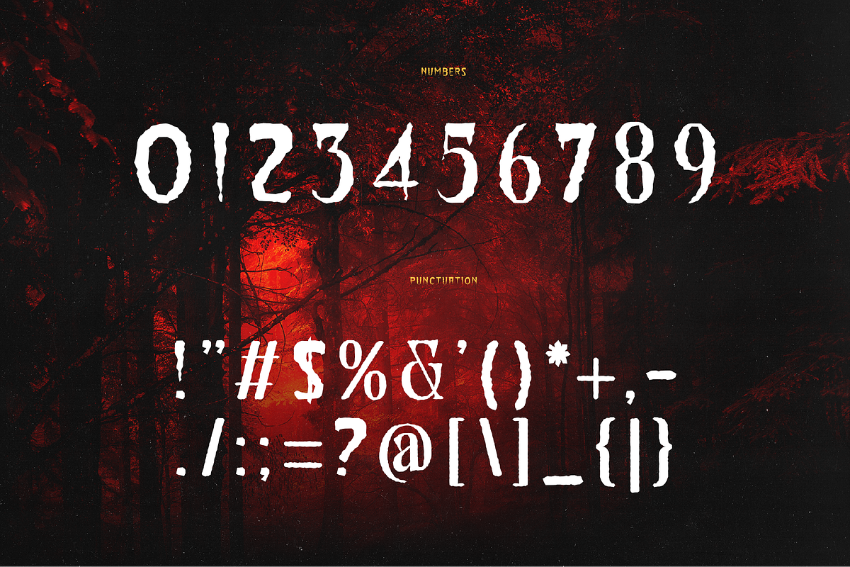 Spook Horror Display Font, a Sans Serif Font by GRVS Studio